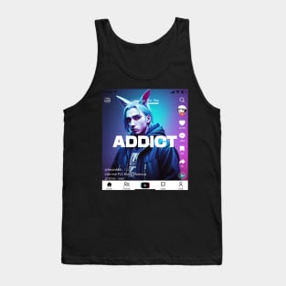 Social Addiction - Design Tank Top